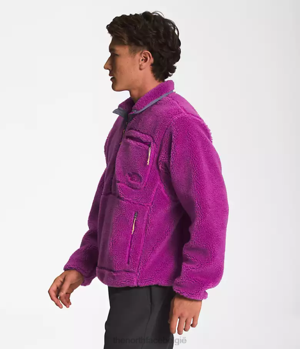 kleding 280T120 paarse cactusbloem/maanleisteen trui met extreme pool Heren The North Face