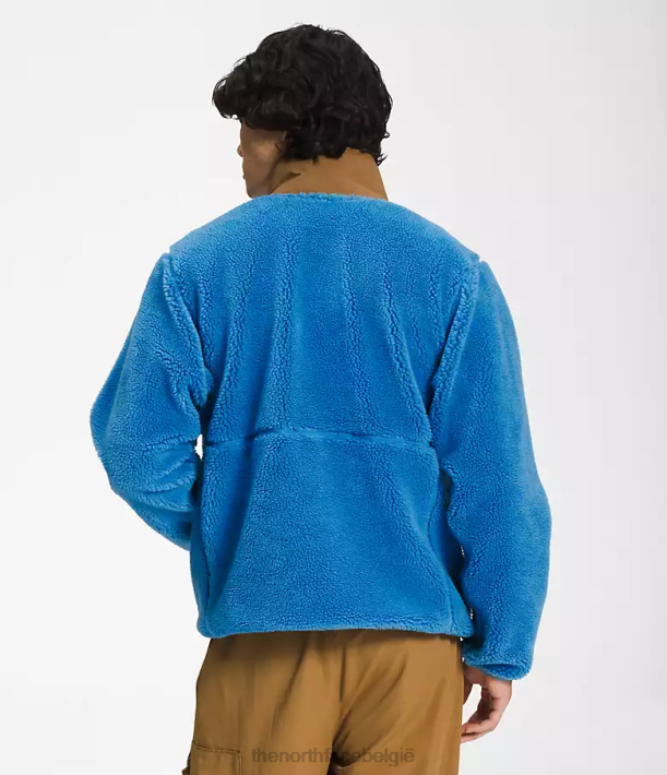 kleding 280T121 super sonisch blauw/utiliteitsbruin trui met extreme pool Heren The North Face