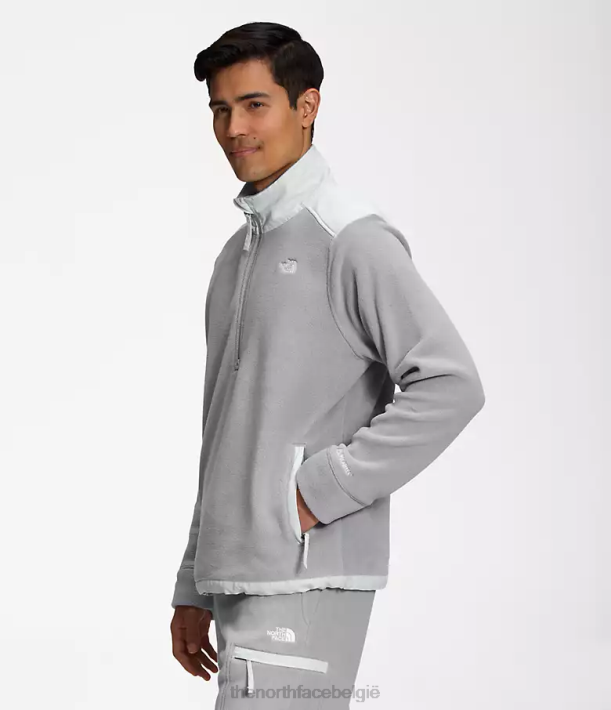 kleding 280T357 smeltgrijs/tingrijs alpine polartec 200 -ritssluiting Heren The North Face