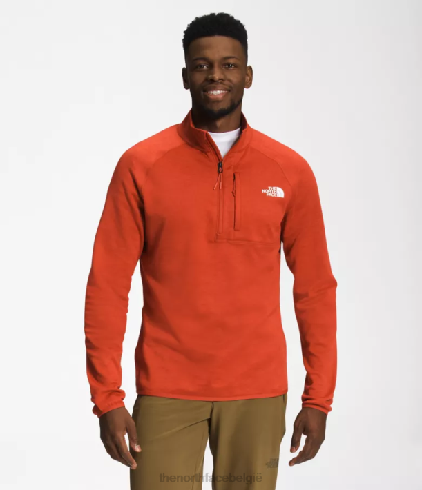 kleding 280T410 verroeste bronzen heide canyonlands-zip Heren The North Face