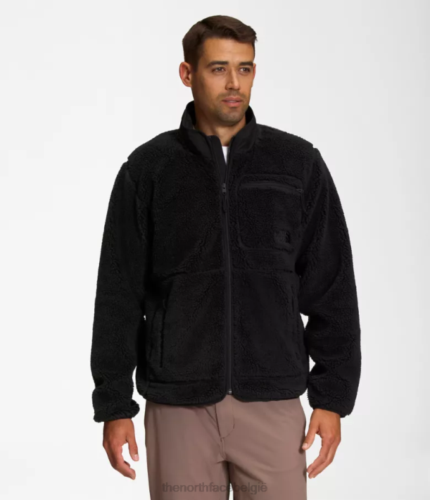 kleding 280T546 tn zwart Jack met extreme pool en volledige ritssluiting Heren The North Face