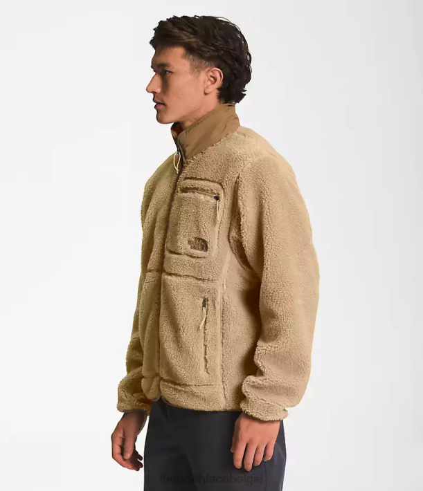 kleding 280T548 kaki steen/utiliteitsbruin Jack met extreme pool en volledige ritssluiting Heren The North Face