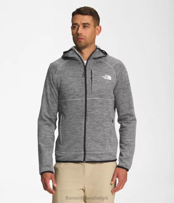 kleding 280T922 tnf middengrijs gemêleerd Canyonlands-hoodie Heren The North Face