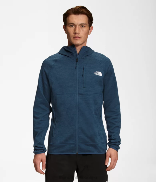 kleding 280T923 schaduwblauwe heide Canyonlands-hoodie Heren The North Face