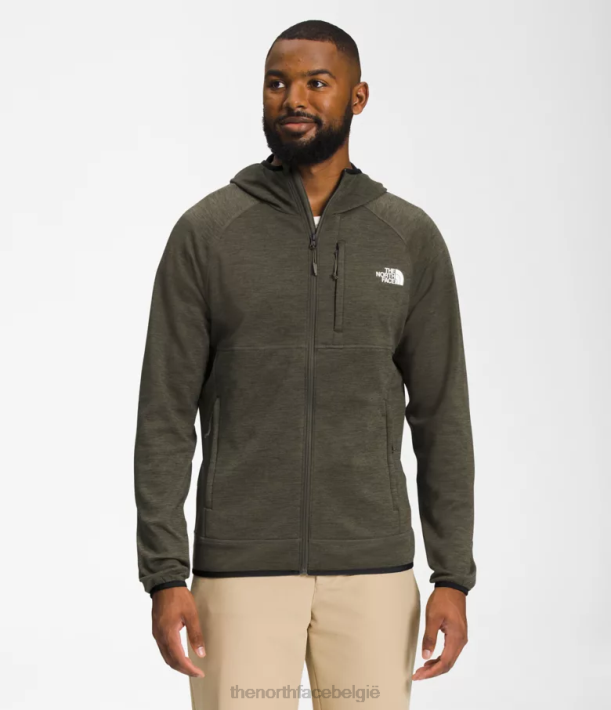 kleding 280T926 nieuwe taupe groene heide Canyonlands-hoodie Heren The North Face
