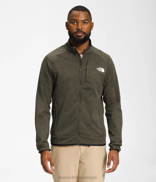 kleding 280T954 nieuwe taupe groene heide Canyonlands met volledige ritssluiting Heren The North Face