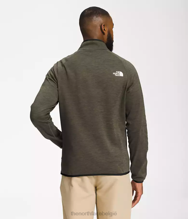 kleding 280T954 nieuwe taupe groene heide Canyonlands met volledige ritssluiting Heren The North Face
