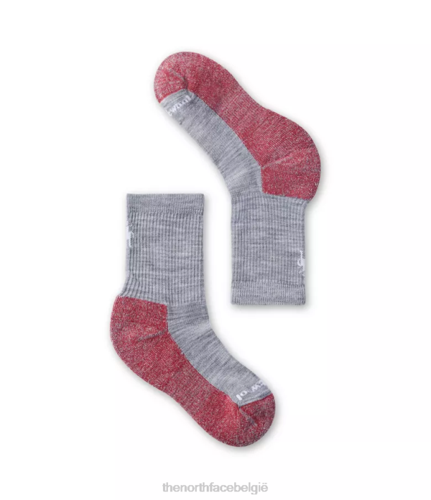 accessoire 280T342 lichtgrijs wandelen lichte kussen crew sokken kinderen The North Face
