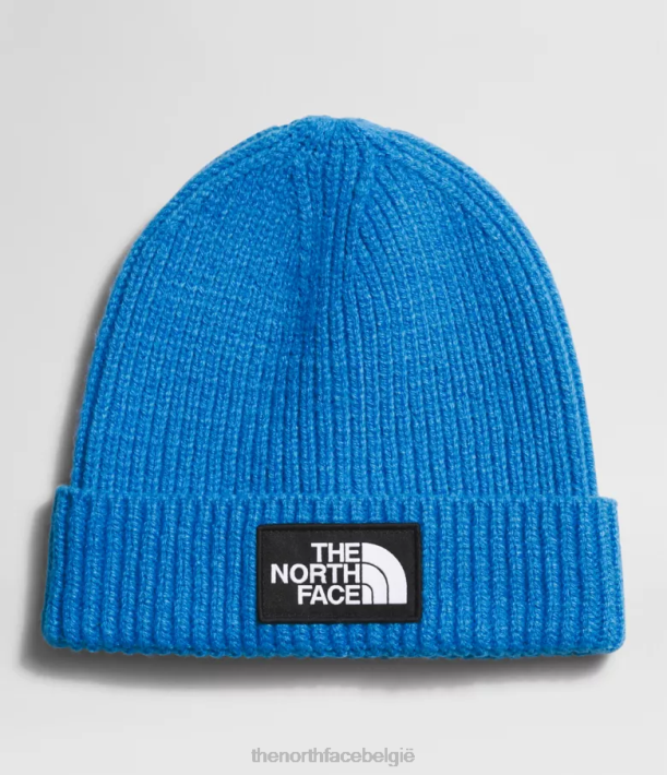 accessoire 280T77 optisch blauw Muts met tnf box-logo en manchetten kinderen The North Face