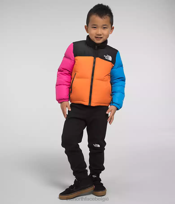 kleding 280T530 mandarijn- Retro nuptse jasje uit 1996 kinderen The North Face