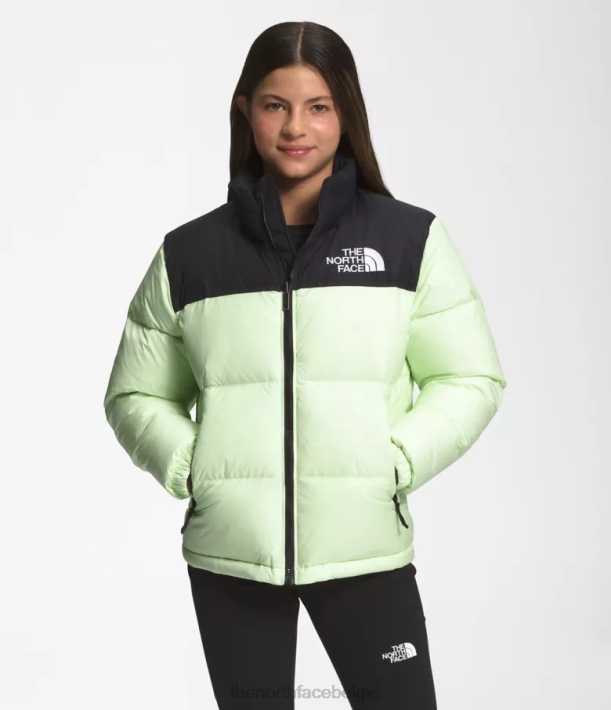 kleding 280T908 limoen crème Retro nuptse jasje uit 1996 kinderen The North Face