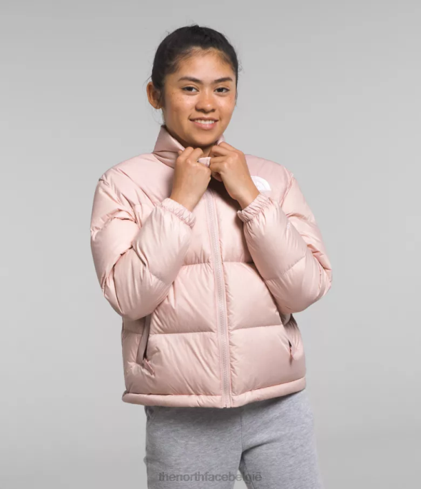 kleding 280T912 roze mos Retro nuptse jasje uit 1996 kinderen The North Face