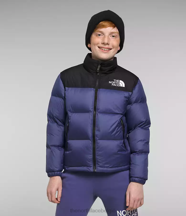 kleding 280T914 grot blauw Retro nuptse jasje uit 1996 kinderen The North Face