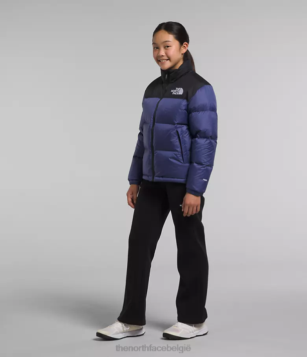 kleding 280T914 grot blauw Retro nuptse jasje uit 1996 kinderen The North Face