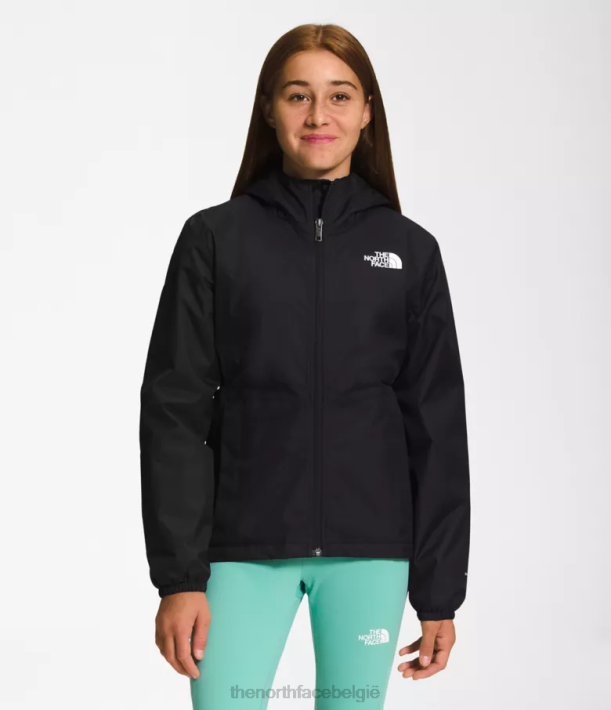 kleding 280T390 tn zwart warme stormregenjas kinderen The North Face