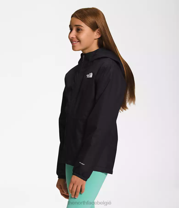 kleding 280T390 tn zwart warme stormregenjas kinderen The North Face