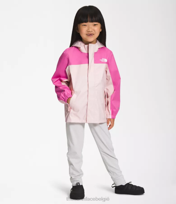 kleding 280T85 zuiver roze Antora regenjas kinderen The North Face