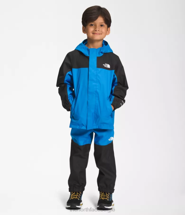 kleding 280T87 super sonisch blauw Antora regenjas kinderen The North Face