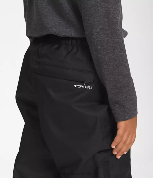 kleding 280T271 tn zwart Antora regenbroek kinderen The North Face