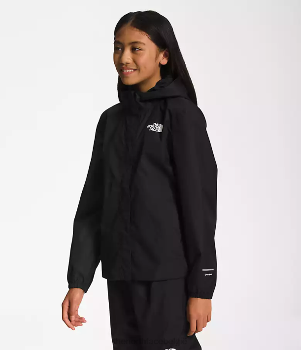 kleding 280T751 tn zwart Antora regenjas kinderen The North Face