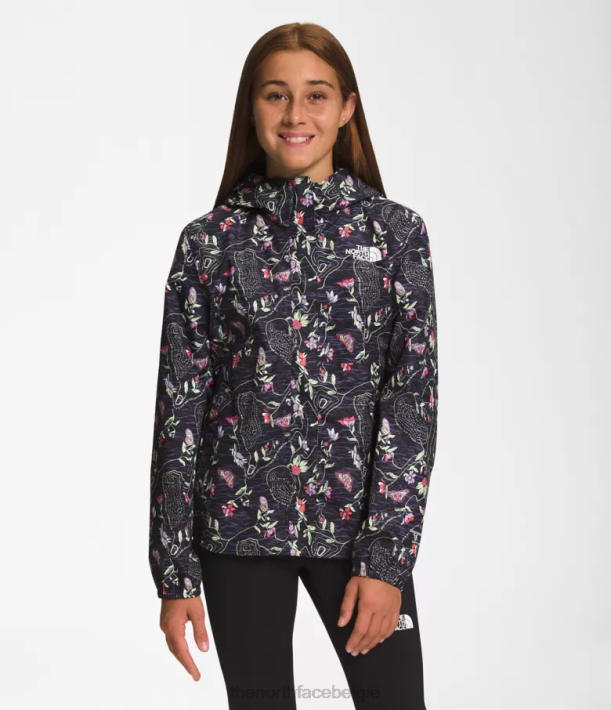 kleding 280T756 tnf zwarte iwd-afdruk Antora regenjas kinderen The North Face
