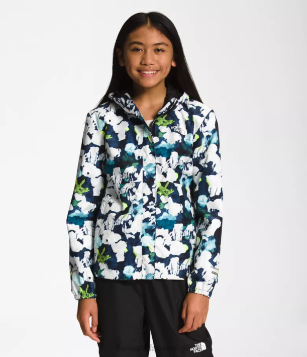 kleding 280T758 top marine abstracte print Antora regenjas kinderen The North Face