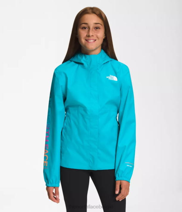 kleding 280T759 scuba blauw Antora regenjas kinderen The North Face