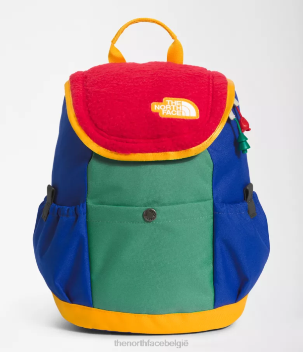 accessoire 280T395 tnf rood/diep grasgroen/tnf blauw mini-ontdekkingsrugzak voor jongeren kinderen The North Face
