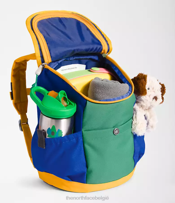 accessoire 280T395 tnf rood/diep grasgroen/tnf blauw mini-ontdekkingsrugzak voor jongeren kinderen The North Face