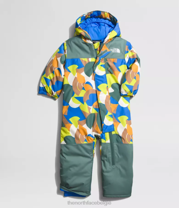 kleding 280T274 amandelboter grote abstracte print vrijheid sneeuwpak Baby The North Face