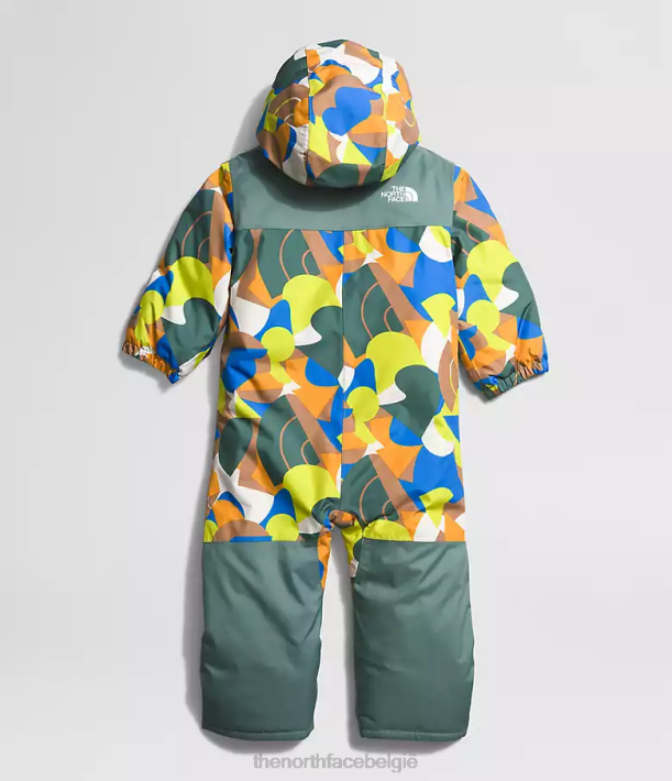 kleding 280T274 amandelboter grote abstracte print vrijheid sneeuwpak Baby The North Face