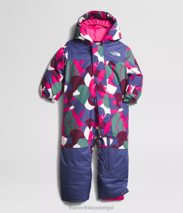 kleding 280T275 Dhr. roze grote abstracte print vrijheid sneeuwpak Baby The North Face