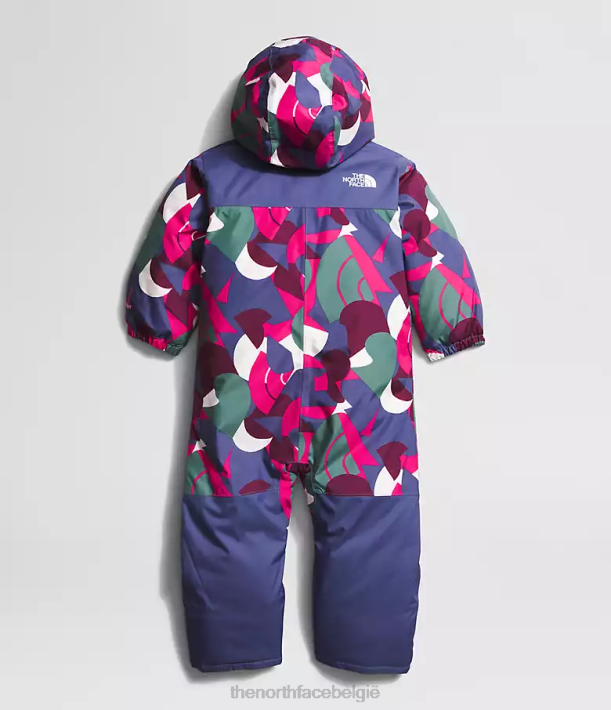 kleding 280T275 Dhr. roze grote abstracte print vrijheid sneeuwpak Baby The North Face