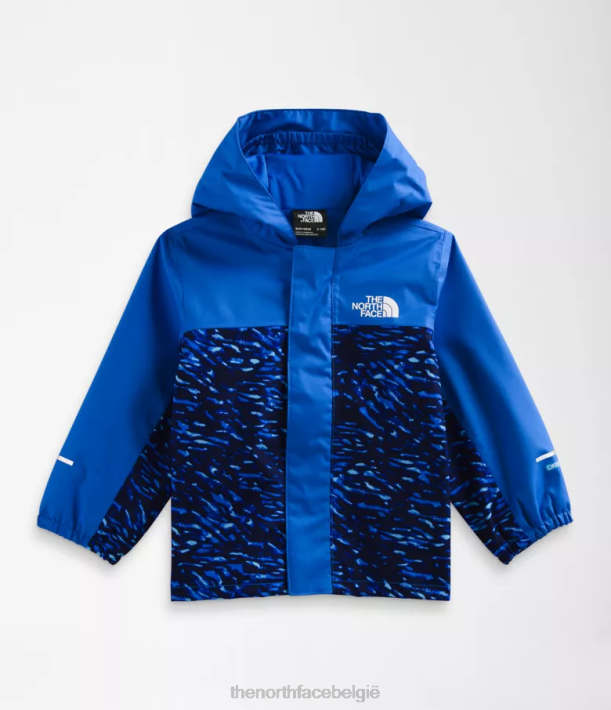 kleding 280T587 tnf blauwe vogel camouflageprint Antora regenjas Baby The North Face