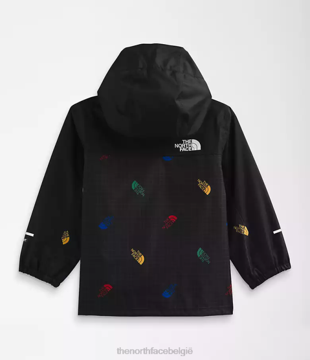 kleding 280T588 tnf zwarte logorasterprint Antora regenjas Baby The North Face