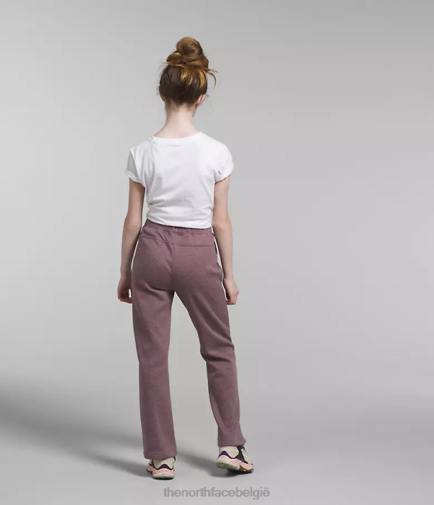 kleding 280T267 fawn grijze heide gezellige dream fleece broek met wijde pijpen kinderen The North Face