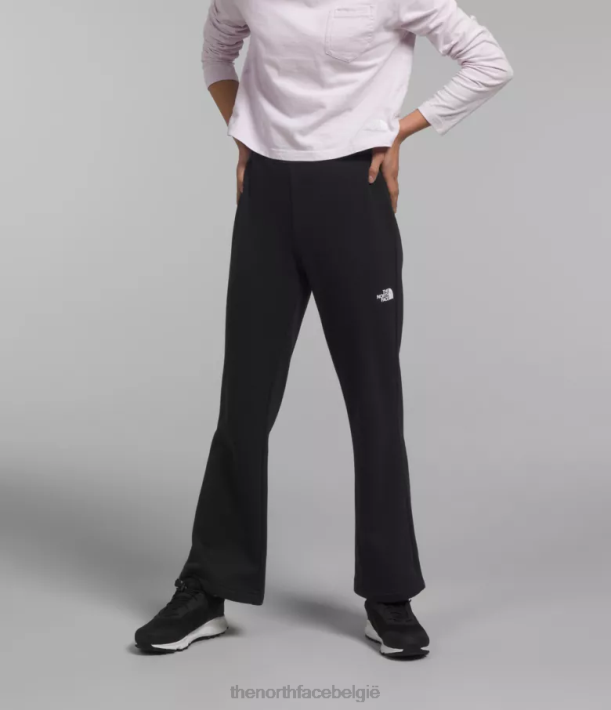 kleding 280T268 tnf zwarte heide gezellige dream fleece broek met wijde pijpen kinderen The North Face
