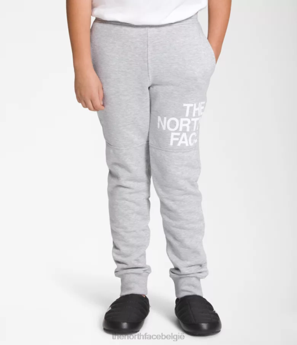 kleding 280T394 tnf lichtgrijs gemêleerd Camp fleece joggingbroek kinderen The North Face
