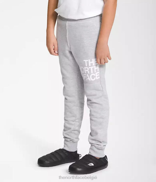 kleding 280T394 tnf lichtgrijs gemêleerd Camp fleece joggingbroek kinderen The North Face