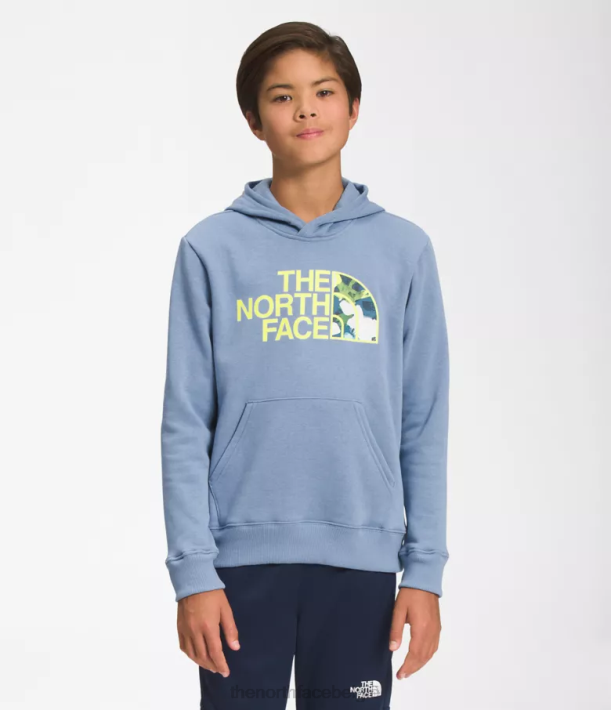 kleding 280T1104 volksblauw Camp fleece trui met capuchon kinderen The North Face