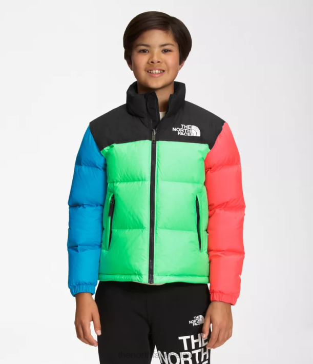 kleding 280T340 chlorofyl groen Retro nuptse jasje uit 1996 kinderen The North Face