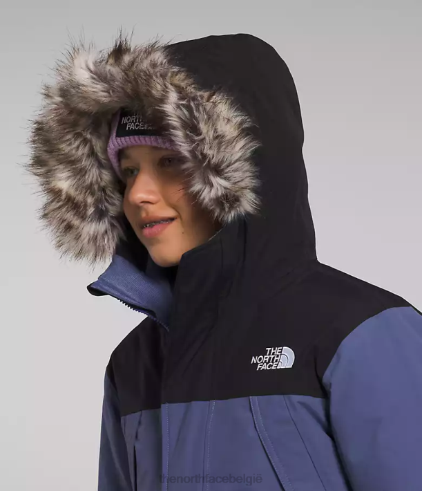 kleding 280T463 grot blauw Mcmurdo-parka kinderen The North Face