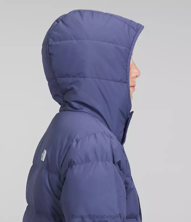 kleding 280T688 grot blauw North-down parka met fleecevoering kinderen The North Face