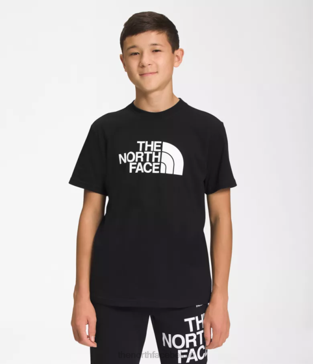 kleding 280T1055 tnf zwart/tnf wit Grafisch T-shirt met korte mouwen kinderen The North Face