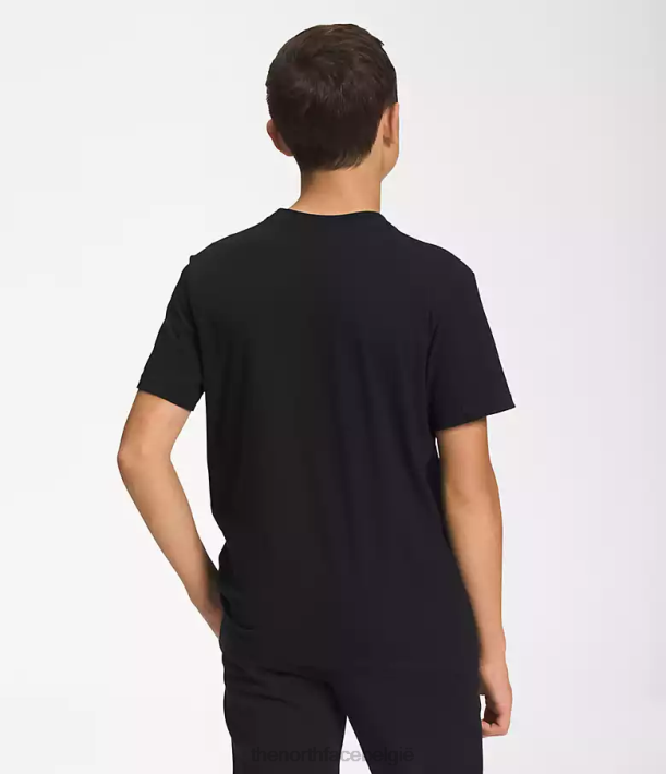 kleding 280T1055 tnf zwart/tnf wit Grafisch T-shirt met korte mouwen kinderen The North Face