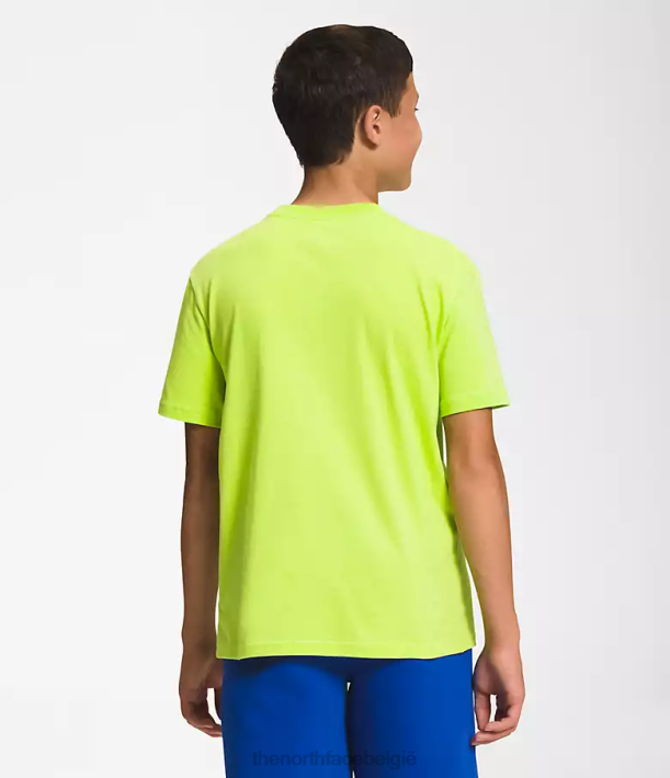 kleding 280T1060 led geel/tnf zwart/top marine Grafisch T-shirt met korte mouwen kinderen The North Face