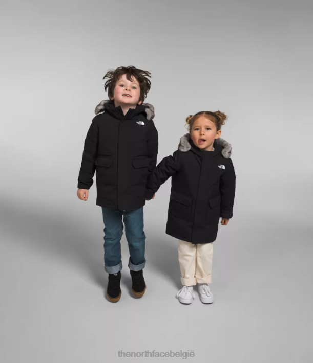 kleding 280T1155 tn zwart arctische parka kinderen The North Face