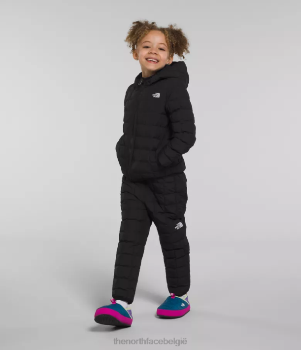 kleding 280T1238 tn zwart omkeerbaar thermoballjack met capuchon kinderen The North Face