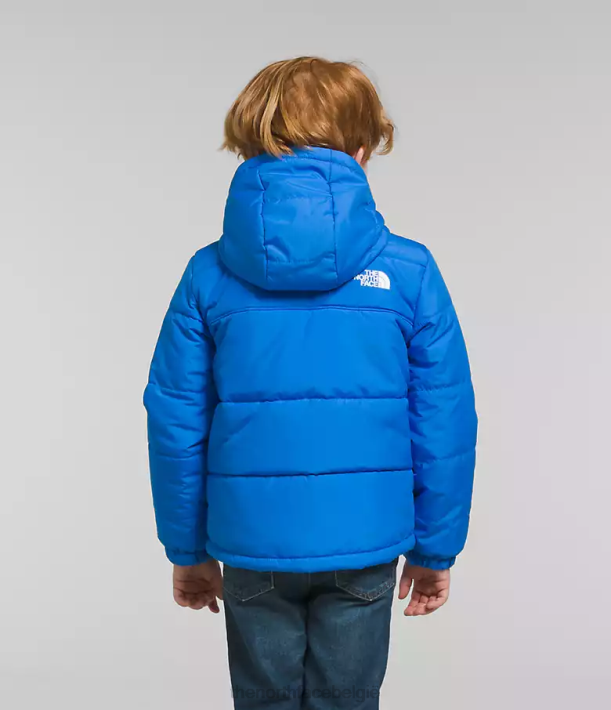 kleding 280T635 optisch blauw Omkeerbaar MT Chimbo jack met capuchon en volledige ritssluiting kinderen The North Face