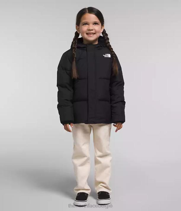 kleding 280T863 tn zwart North-down jas met capuchon kinderen The North Face